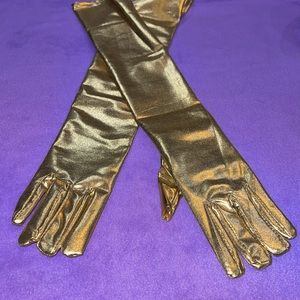 New Gold Sexy Arm gloves